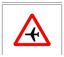 Señal P-12: Aeropuerto