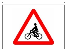 Señal P-22b: Ciclistas.