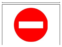 Señal R-101: Entrada prohibida