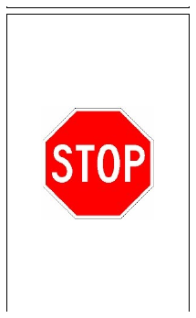 Señal R-2: Detención obligatoria o stop