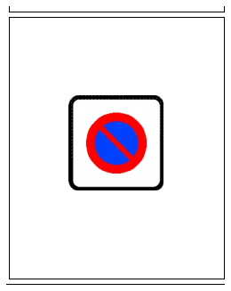 Señal R-309: Zona de estacionamiento limitado