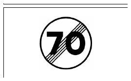 Señal R-501: Fin de la limitación de velocidad