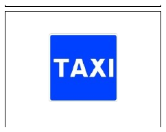 Señal S-18: Lugar reservado para taxis