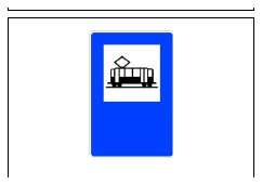 Señal S-20: Parada de tranvías