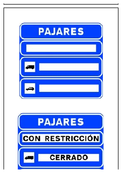 Señal S-21: Transitabilidad en tramo o puerto de montaña.