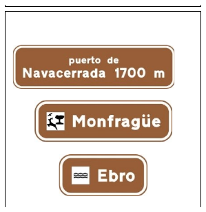 Señal S-520: Localización de puntos geográficos atravesados por la vía