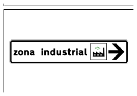 Señal S-750: Zonas de uso industrial