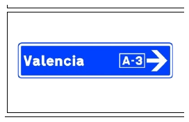 Señal S-760: Autopistas y autovías