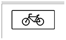 Señal S-880d: Aplicación de señalización a ciclos