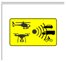 Señal S-991g: Control de velocidad mediante medios aéreos
