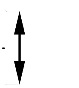 Señal M-5.2h: Indicar un carril reversible